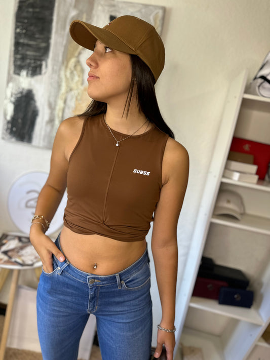 Top Guess Sport Brown